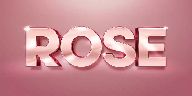ROSE Text Effect