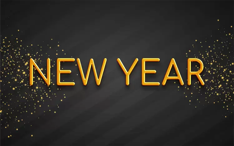 NEW YEAR Text Effect
