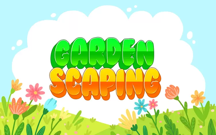CARDEN SCAPING Text Effect