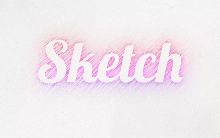 SKETCH Text Effect