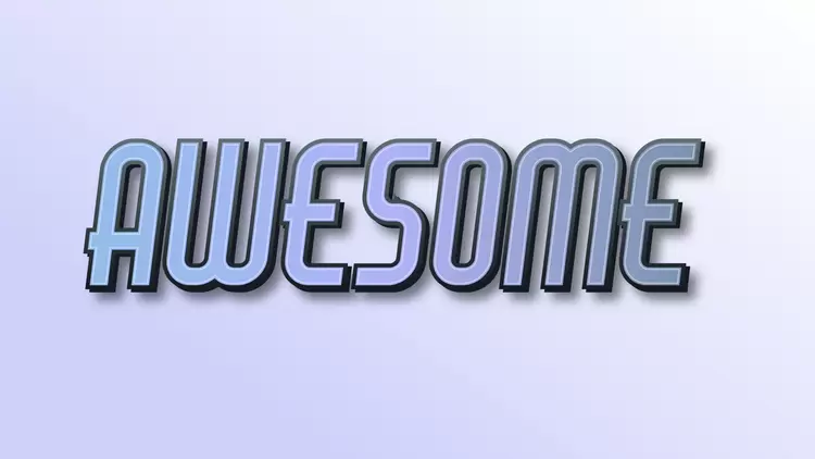 awesome Text Effect