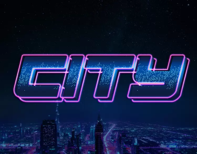 CITY Text Effect