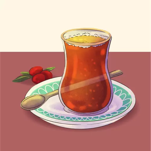 Local cuisine Illustration Material