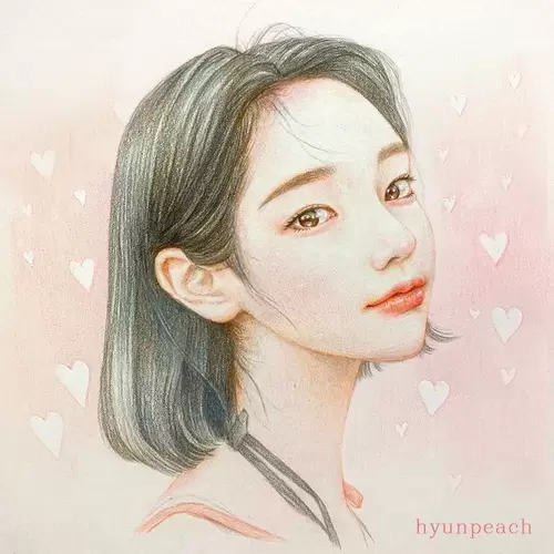 Beautiful Girl,Taste of love Illustration Material