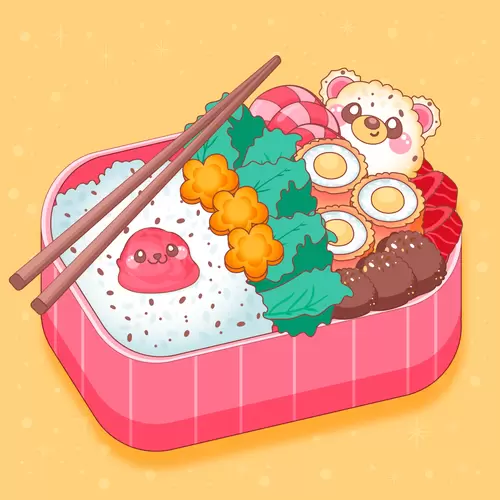 Japanese food Illustration Material