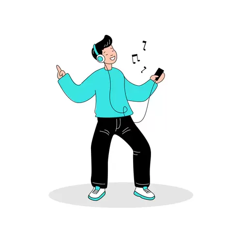 Boys and girls, Cartoon characters Illustration Material