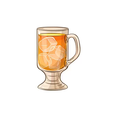 Tea Set Icon Illustration Material