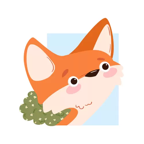 Animal, Fox Illustration Material