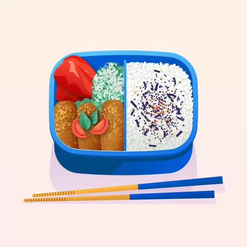 Japanese food Illustration Material