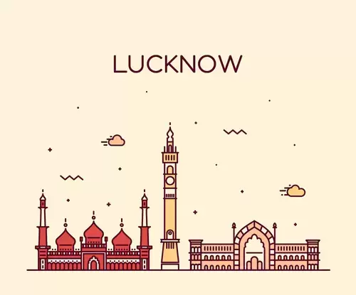 Global City,Lucknow Illustration Material
