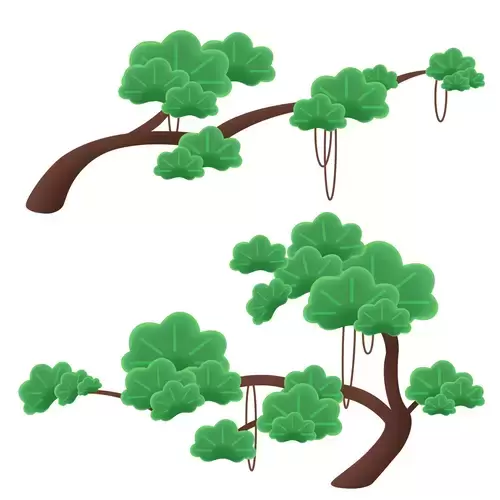 Tree Illustration Material