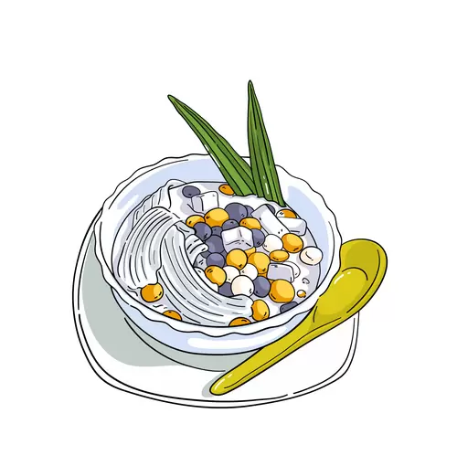 Desserts Illustration Material