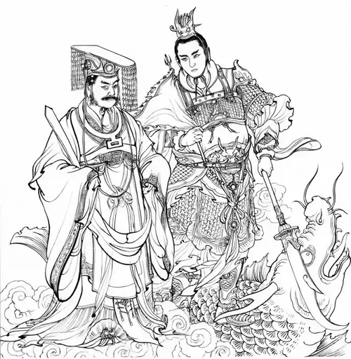 Feng Shen Romance Illustration Material