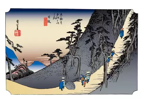 Japanese Ukiyo-e Illustration Material