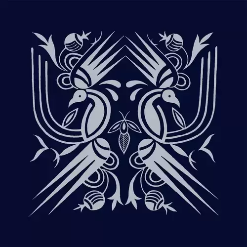 Batik patterns,Phoenix Illustration Material