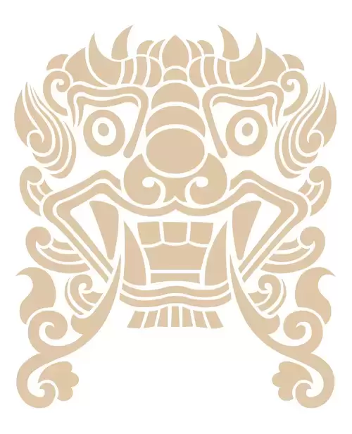 Animal Head Totem Pattern Illustration Material