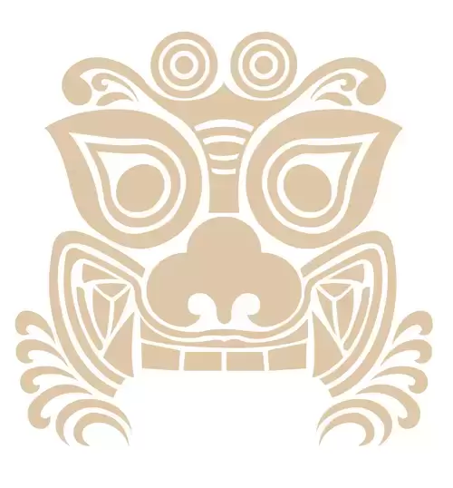 Animal Head Totem Pattern Illustration Material