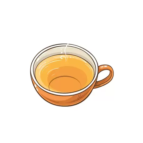 Tea Set Icon Illustration Material