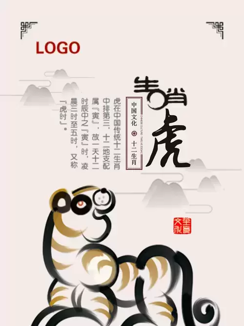 Chinese Zodiac Signs Illustration Material