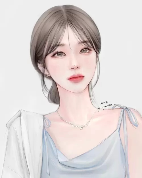 Beautiful Girl,Dignified,Gentle,Virtuous Illustration Material