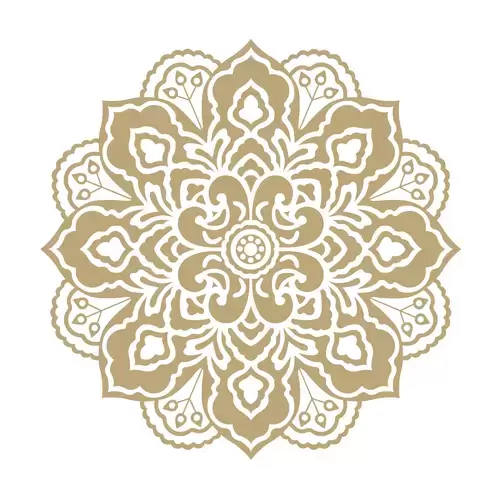 Openwork engraving pattern,Flower Illustration Material