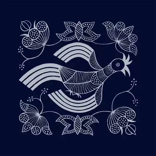 Batik patterns,Phoenix Illustration Material