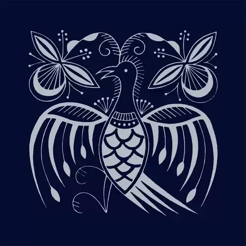 Batik patterns,Phoenix Illustration Material