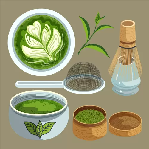 Japanese food Illustration Material