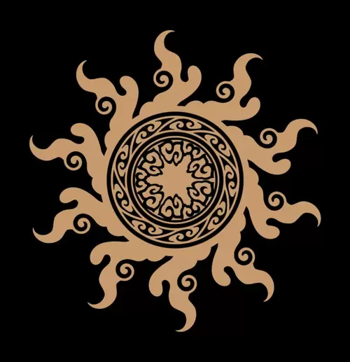 Chinese classical circular pattern, Illustration Material