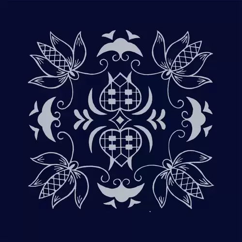 Batik patterns Illustration Material