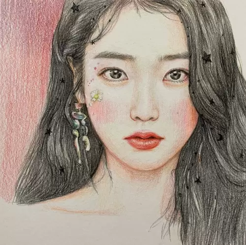 Beautiful Girl,Star Illustration Material