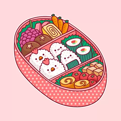 Japanese food Illustration Material