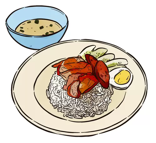 Thai food Illustration Material