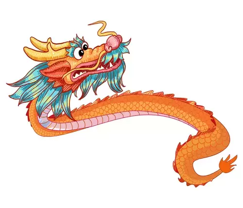 Chinese Dragon Illustration Material