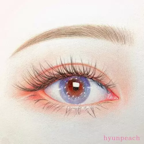 Beautiful Girl,Perfect Eyes Illustration Material