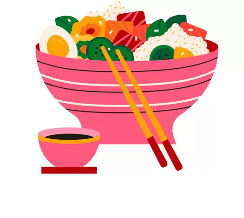 Local cuisine Illustration Material