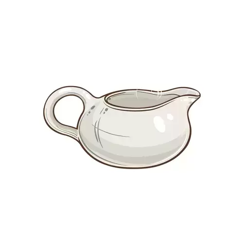 Tea Set Icon,Tea Pitcher Illustration Material