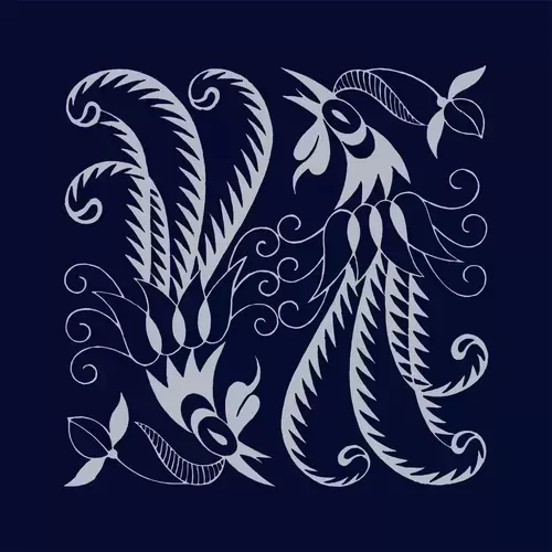 Batik patterns,Phoenix Illustration Material