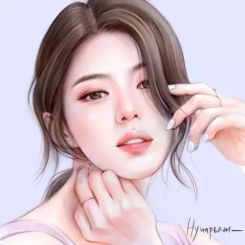 Beautiful Girl,Talented Giirl Illustration Material