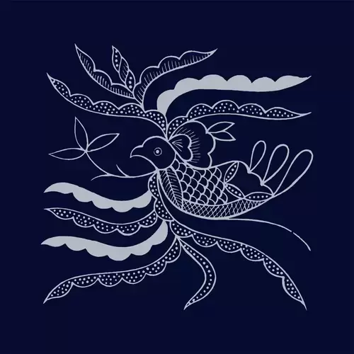 Batik patterns,Phoenix Illustration Material