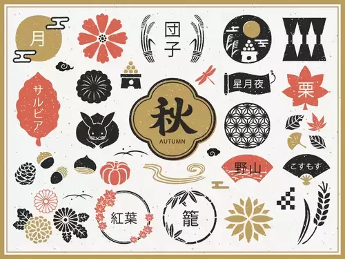 Japanese icons Illustration Material