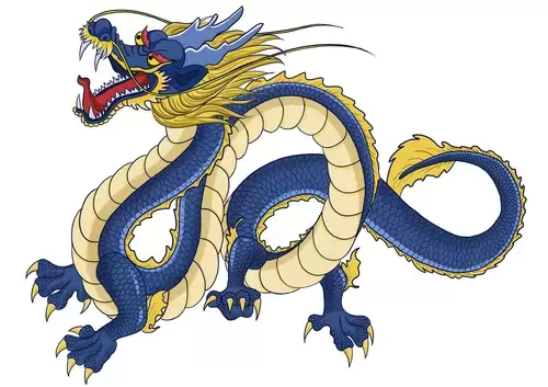 Chinese Dragon Illustration Material