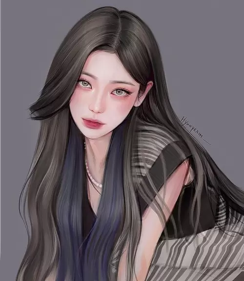 Beautiful Girl,Peerless Beauty Illustration Material