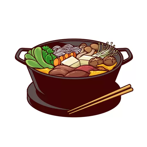 Japanese food Illustration Material