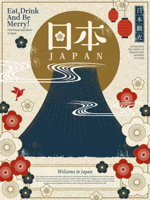 Impressions of Japan Illustration Material