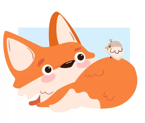 Animal, Fox Illustration Material