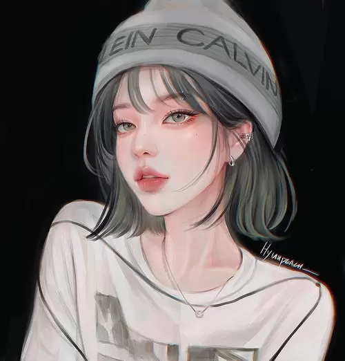 Beautiful Girl,Youth,Personality Illustration Material