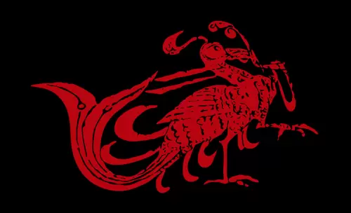 Dragon and Phoenix Pattern Illustration Material
