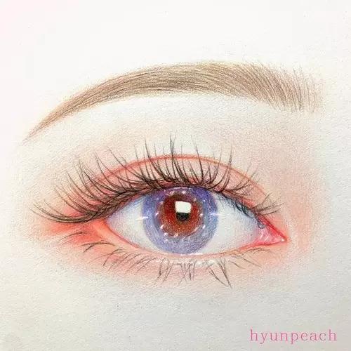 Beautiful Girl,Eye Illustration Material