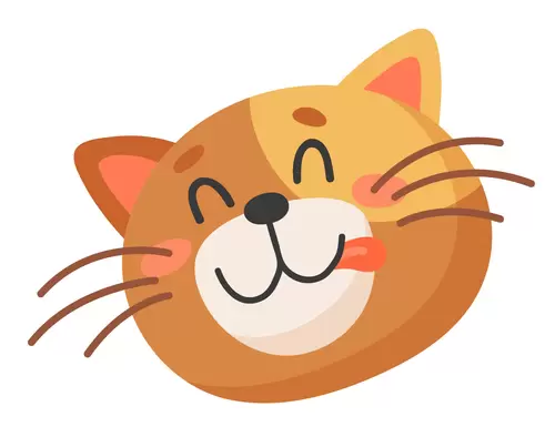 Animal head Illustration Material